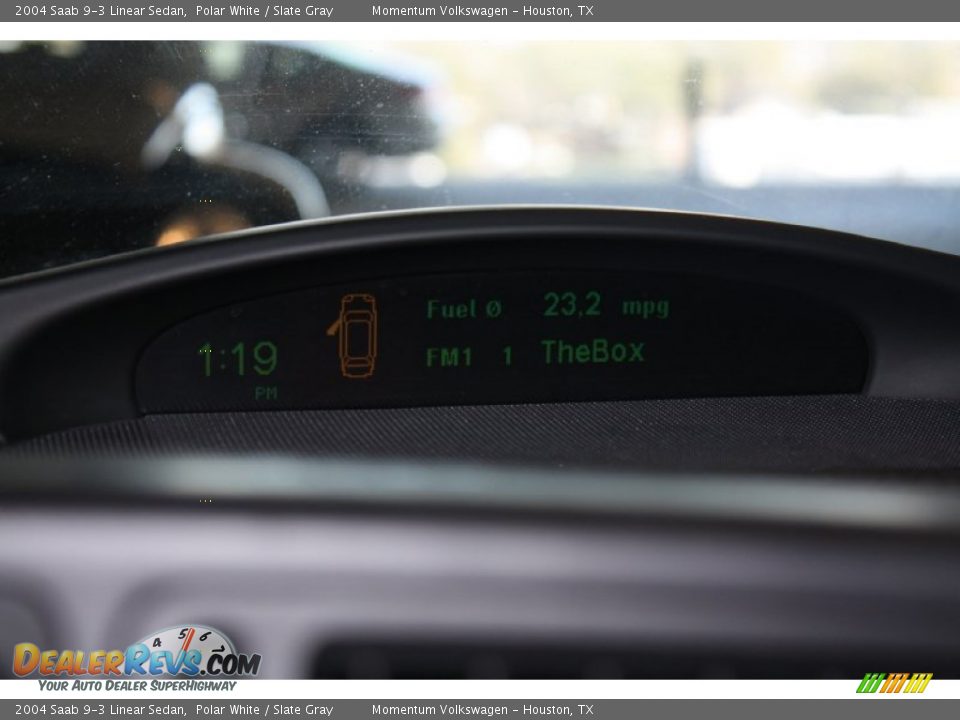 2004 Saab 9-3 Linear Sedan Polar White / Slate Gray Photo #15