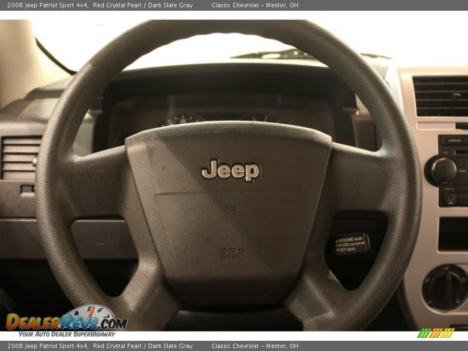 2008 Jeep Patriot Sport 4x4 Red Crystal Pearl / Dark Slate Gray Photo #6