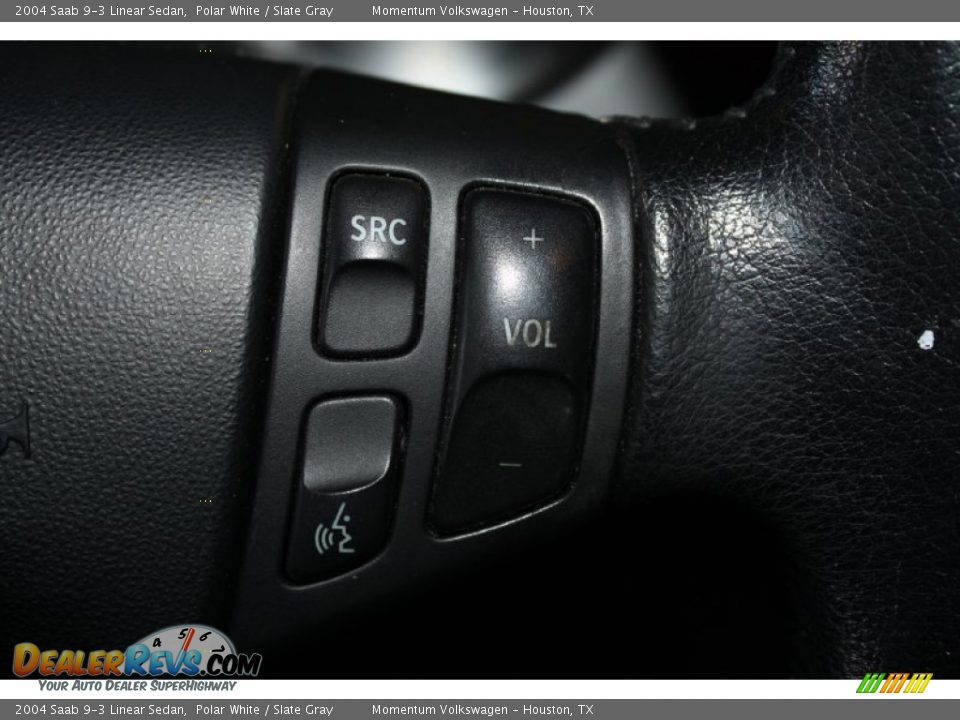 2004 Saab 9-3 Linear Sedan Polar White / Slate Gray Photo #16