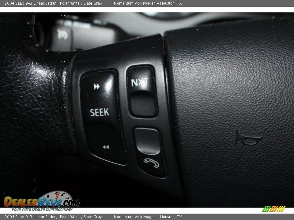 2004 Saab 9-3 Linear Sedan Polar White / Slate Gray Photo #17