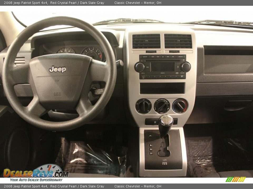 Dashboard of 2008 Jeep Patriot Sport 4x4 Photo #13