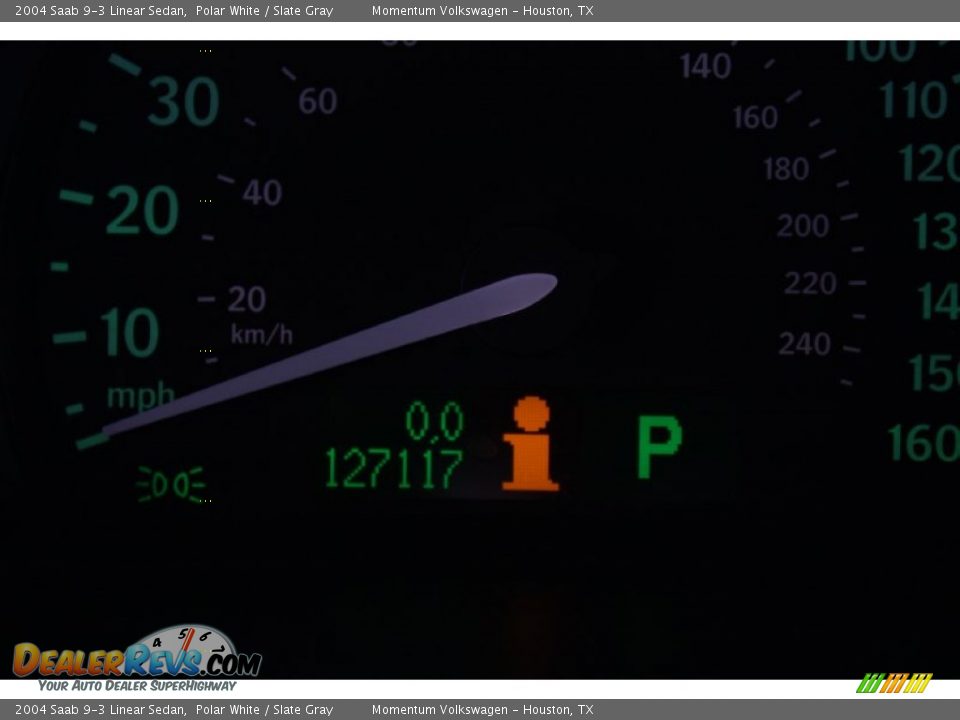 2004 Saab 9-3 Linear Sedan Polar White / Slate Gray Photo #27