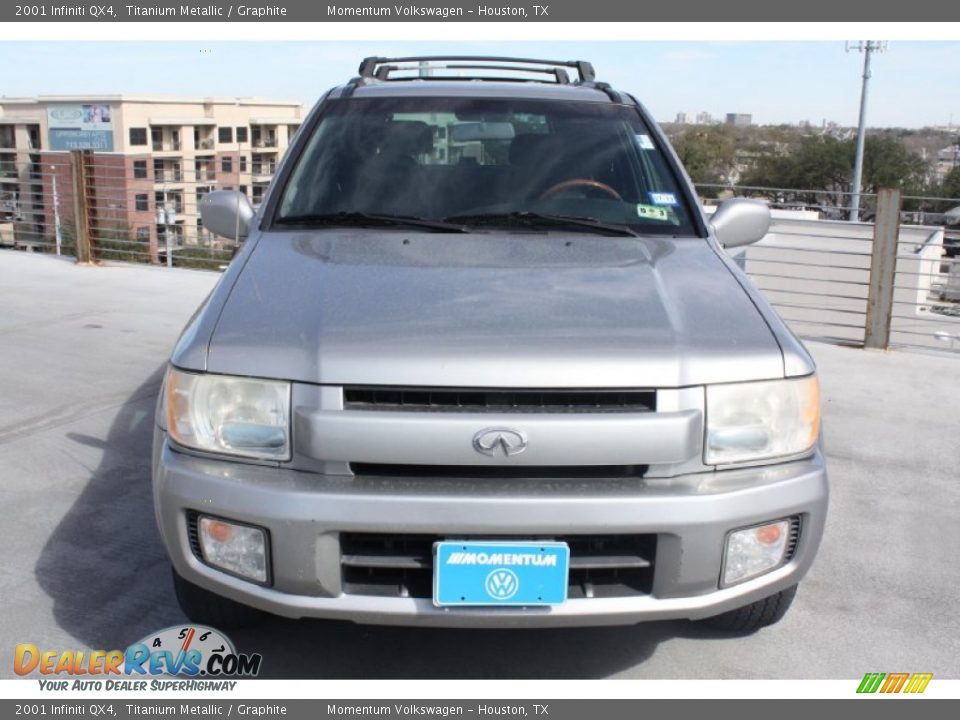 2001 Infiniti QX4 Titanium Metallic / Graphite Photo #2