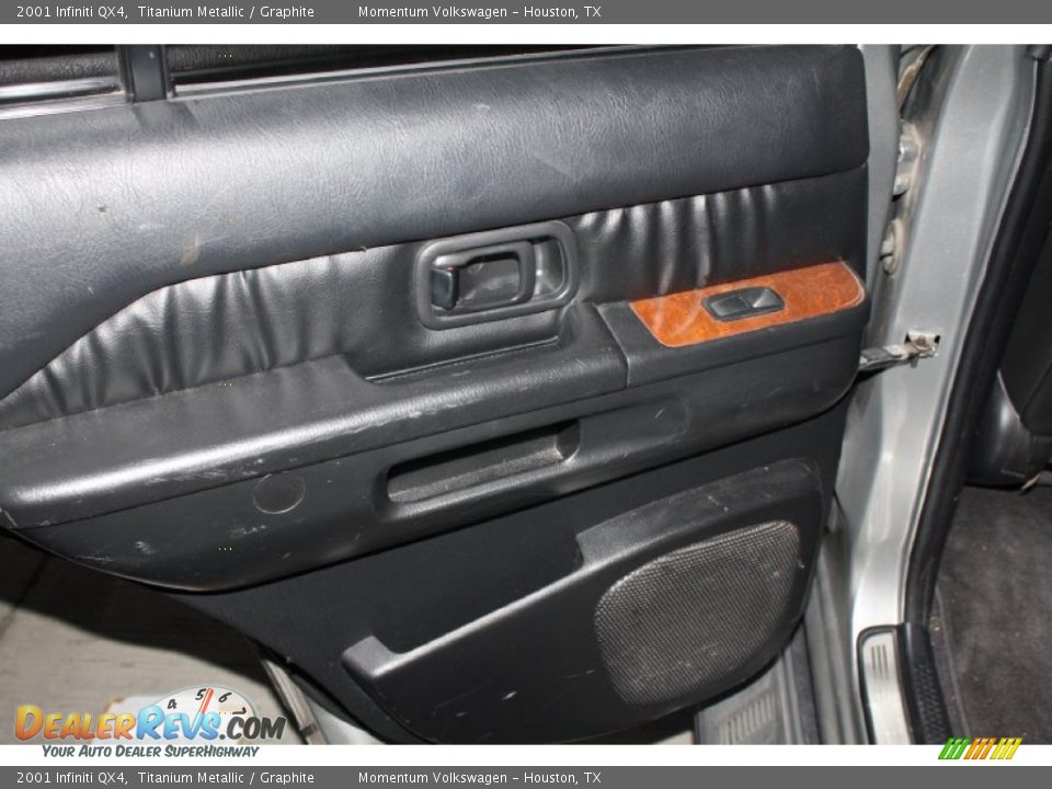 2001 Infiniti QX4 Titanium Metallic / Graphite Photo #22