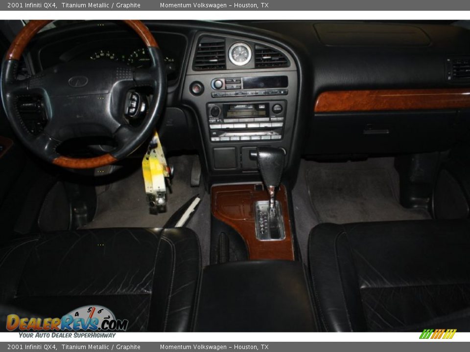 2001 Infiniti QX4 Titanium Metallic / Graphite Photo #25