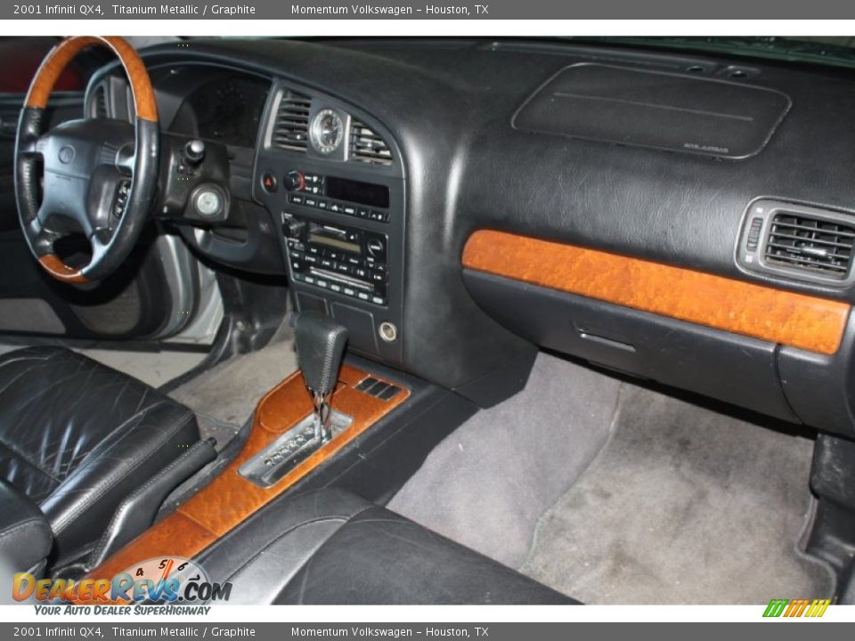 2001 Infiniti QX4 Titanium Metallic / Graphite Photo #28