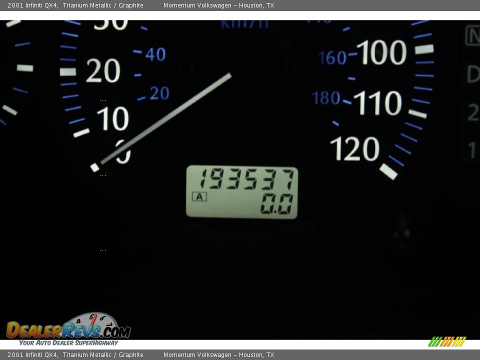2001 Infiniti QX4 Titanium Metallic / Graphite Photo #31