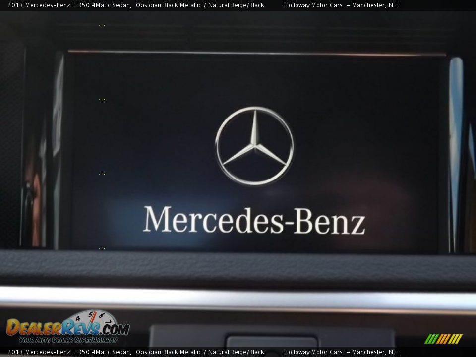 2013 Mercedes-Benz E 350 4Matic Sedan Obsidian Black Metallic / Natural Beige/Black Photo #9