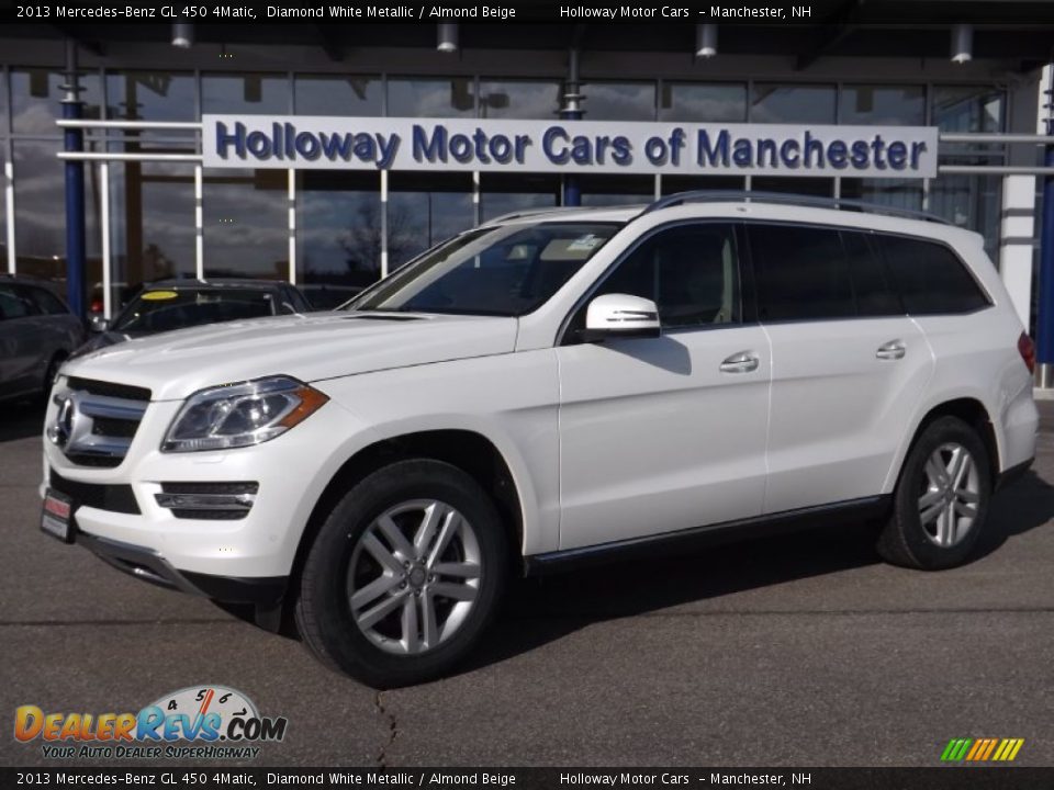 2013 Mercedes-Benz GL 450 4Matic Diamond White Metallic / Almond Beige Photo #1