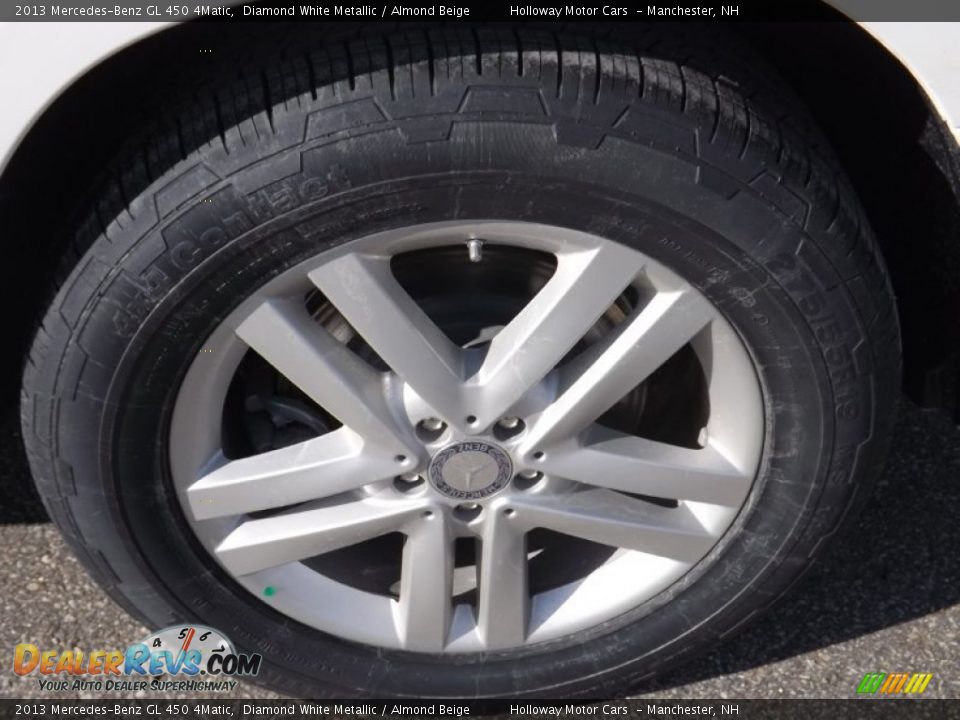 2013 Mercedes-Benz GL 450 4Matic Diamond White Metallic / Almond Beige Photo #5