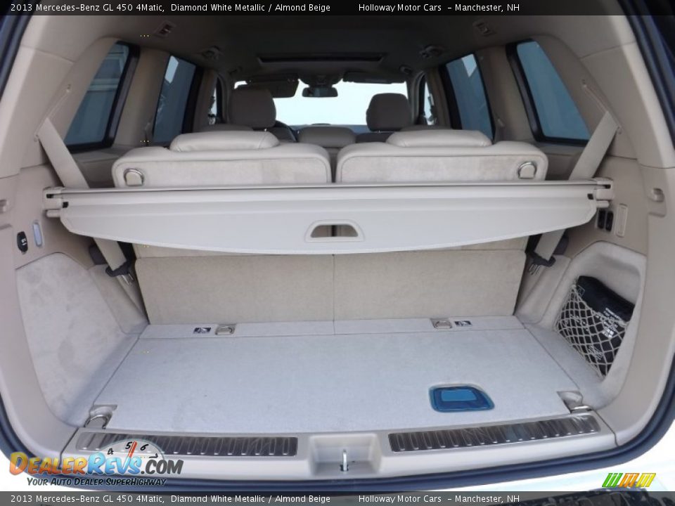 2013 Mercedes-Benz GL 450 4Matic Diamond White Metallic / Almond Beige Photo #8