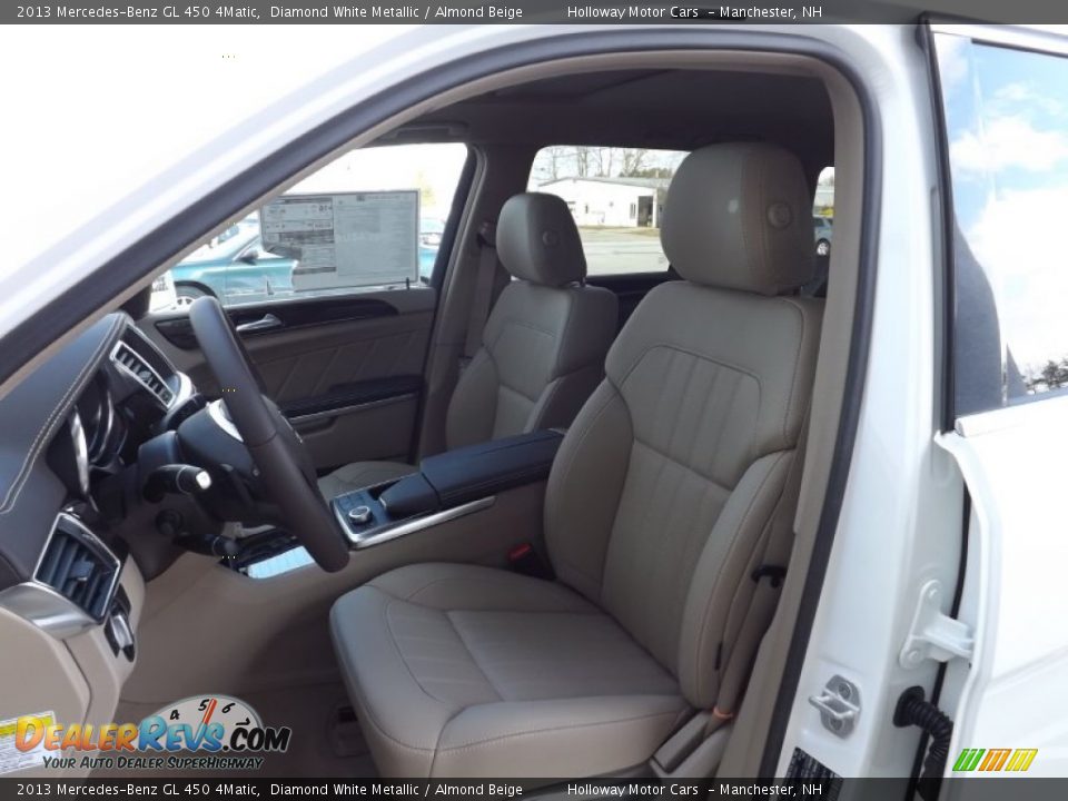 2013 Mercedes-Benz GL 450 4Matic Diamond White Metallic / Almond Beige Photo #12