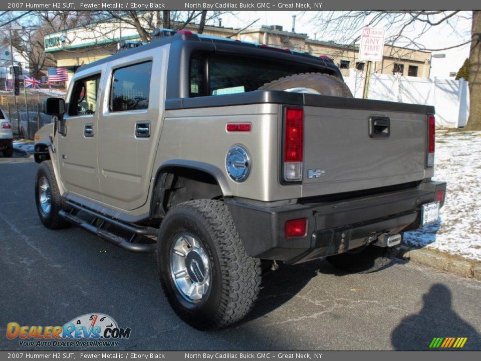 2007 Hummer H2 SUT Pewter Metallic / Ebony Black Photo #4