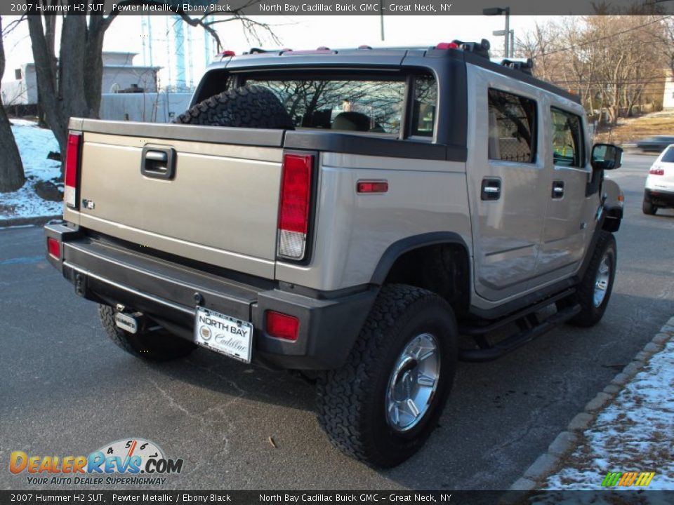 2007 Hummer H2 SUT Pewter Metallic / Ebony Black Photo #6