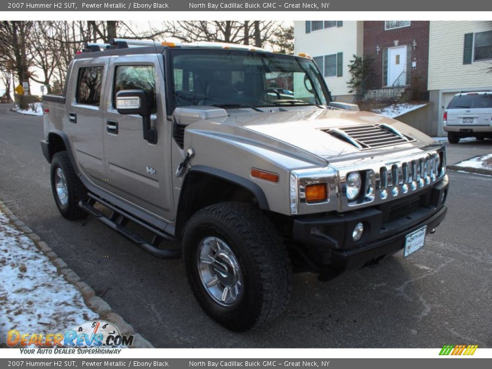 2007 Hummer H2 SUT Pewter Metallic / Ebony Black Photo #7