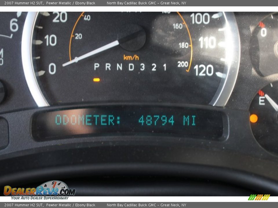 2007 Hummer H2 SUT Pewter Metallic / Ebony Black Photo #23