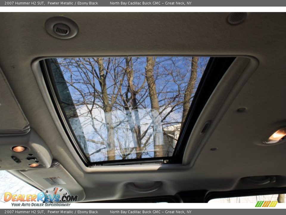 2007 Hummer H2 SUT Pewter Metallic / Ebony Black Photo #24