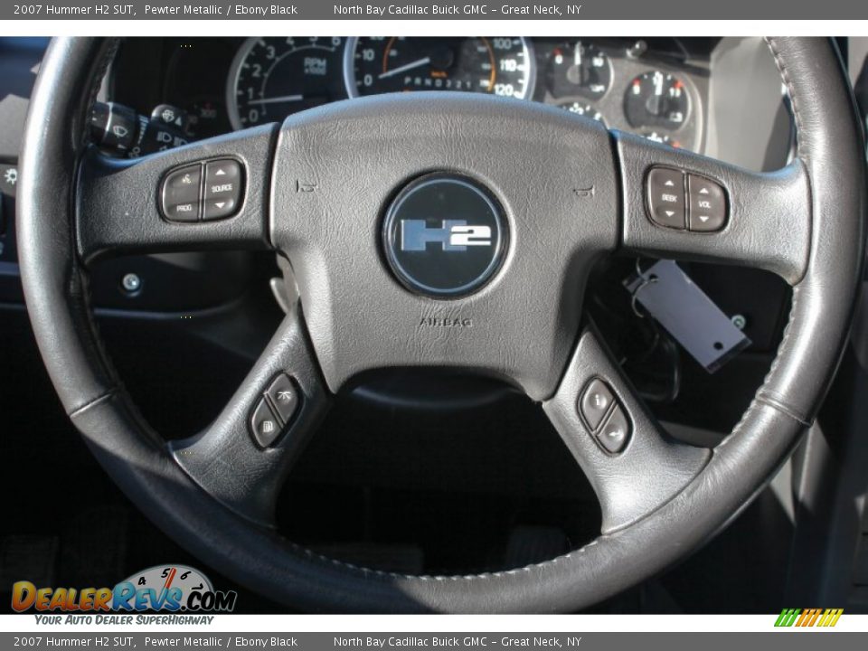 2007 Hummer H2 SUT Pewter Metallic / Ebony Black Photo #25