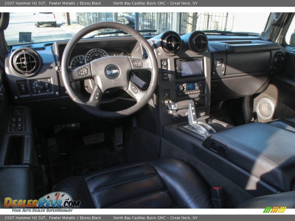 Ebony Black Interior - 2007 Hummer H2 SUT Photo #26