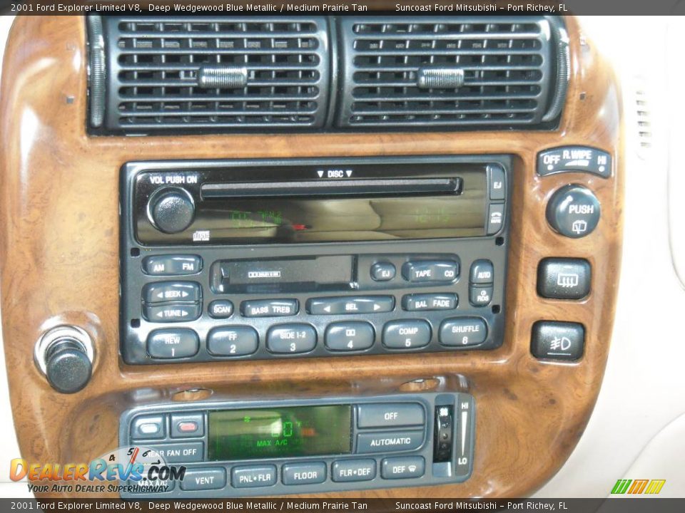2001 Ford Explorer Limited V8 Deep Wedgewood Blue Metallic / Medium Prairie Tan Photo #25