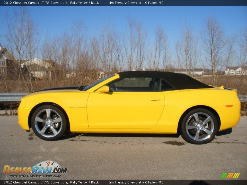 2012 Chevrolet Camaro LT/RS Convertible Rally Yellow / Black Photo #4
