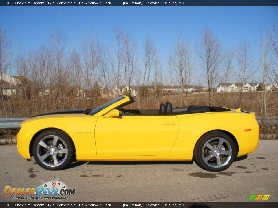 Rally Yellow 2012 Chevrolet Camaro LT/RS Convertible Photo #5