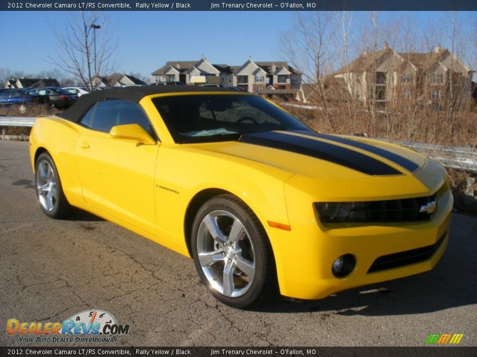 2012 Chevrolet Camaro LT/RS Convertible Rally Yellow / Black Photo #6