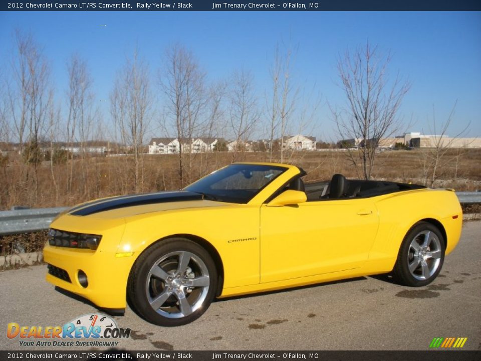 2012 Chevrolet Camaro LT/RS Convertible Rally Yellow / Black Photo #10