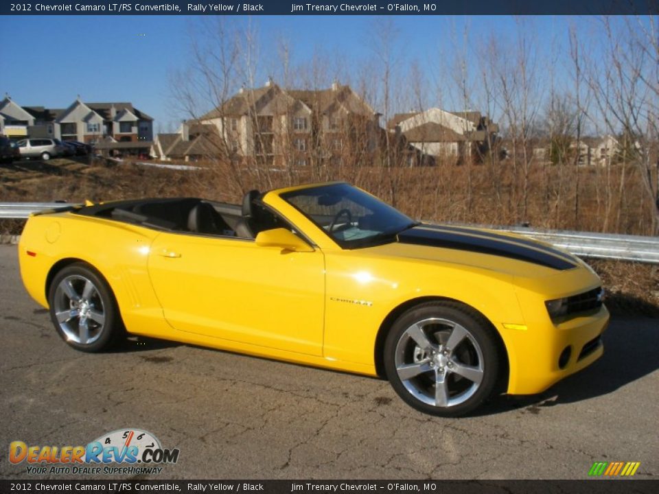 2012 Chevrolet Camaro LT/RS Convertible Rally Yellow / Black Photo #11