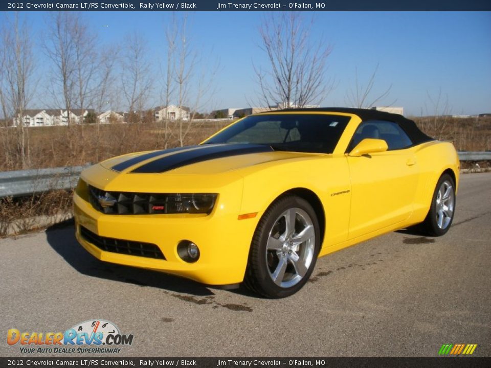 2012 Chevrolet Camaro LT/RS Convertible Rally Yellow / Black Photo #12