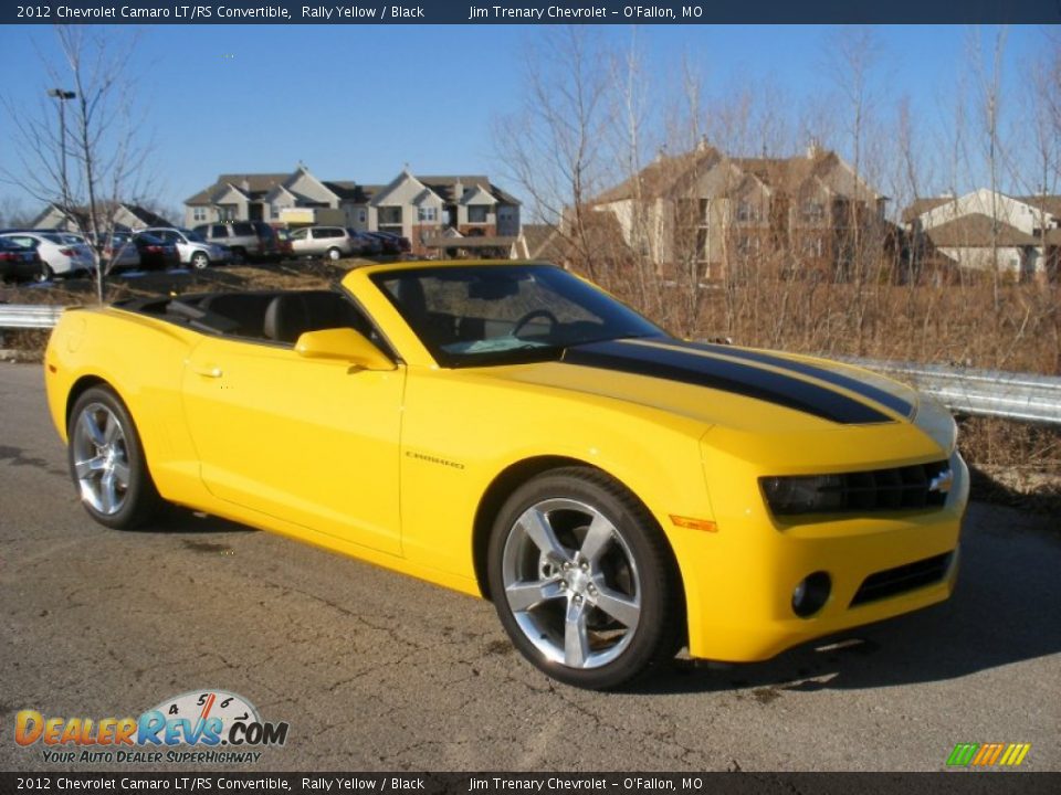 2012 Chevrolet Camaro LT/RS Convertible Rally Yellow / Black Photo #13