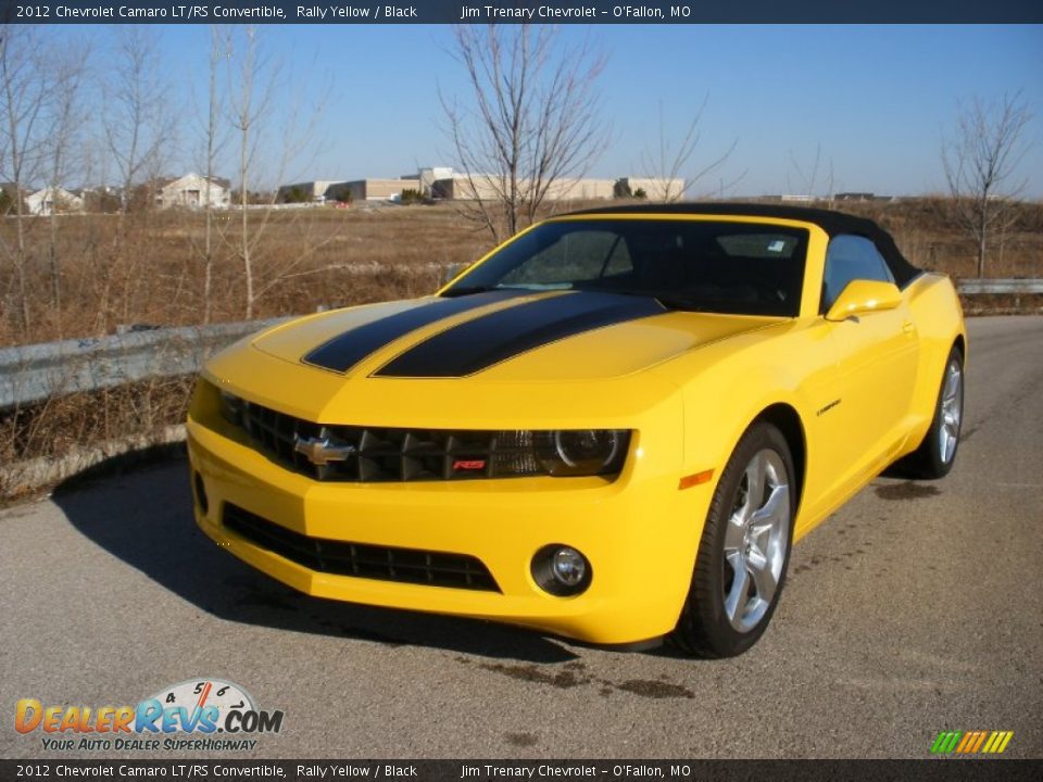 2012 Chevrolet Camaro LT/RS Convertible Rally Yellow / Black Photo #14