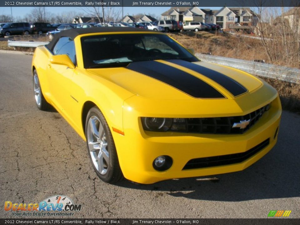 2012 Chevrolet Camaro LT/RS Convertible Rally Yellow / Black Photo #15