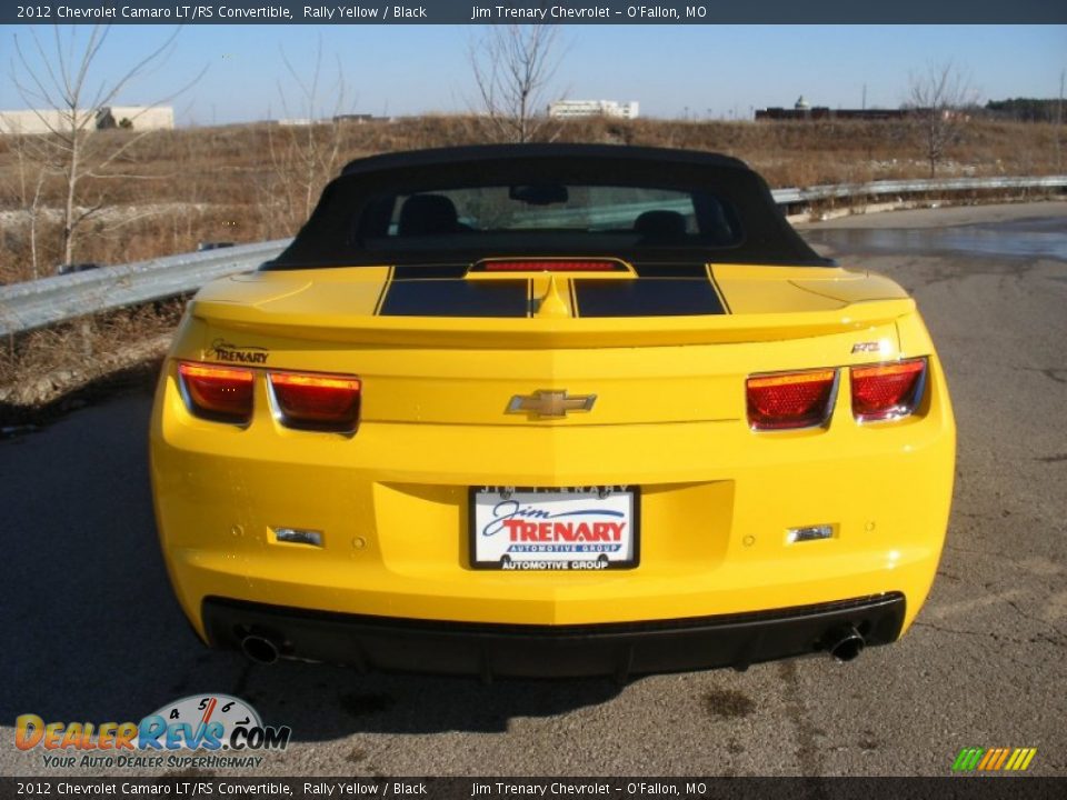 2012 Chevrolet Camaro LT/RS Convertible Rally Yellow / Black Photo #17