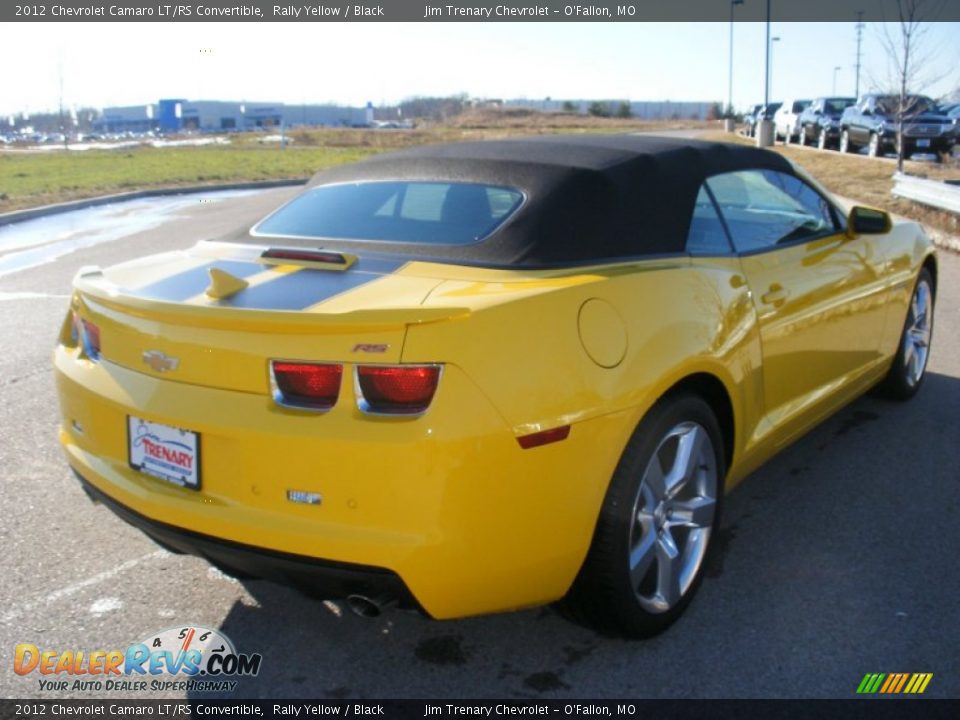 2012 Chevrolet Camaro LT/RS Convertible Rally Yellow / Black Photo #18