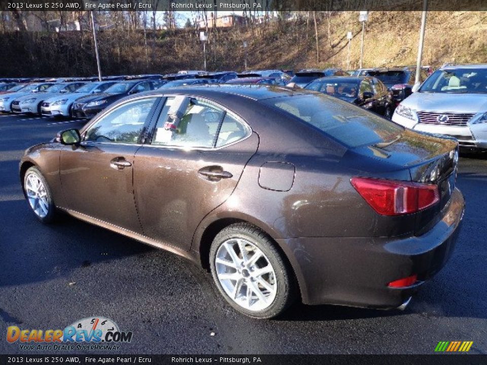2013 Lexus IS 250 AWD Fire Agate Pearl / Ecru Photo #2