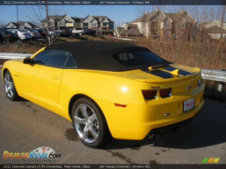 2012 Chevrolet Camaro LT/RS Convertible Rally Yellow / Black Photo #20