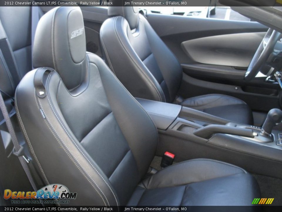 Black Interior - 2012 Chevrolet Camaro LT/RS Convertible Photo #24