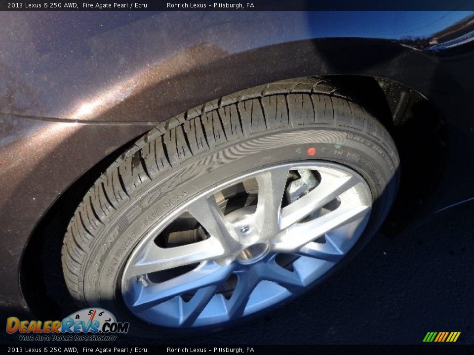 2013 Lexus IS 250 AWD Fire Agate Pearl / Ecru Photo #9