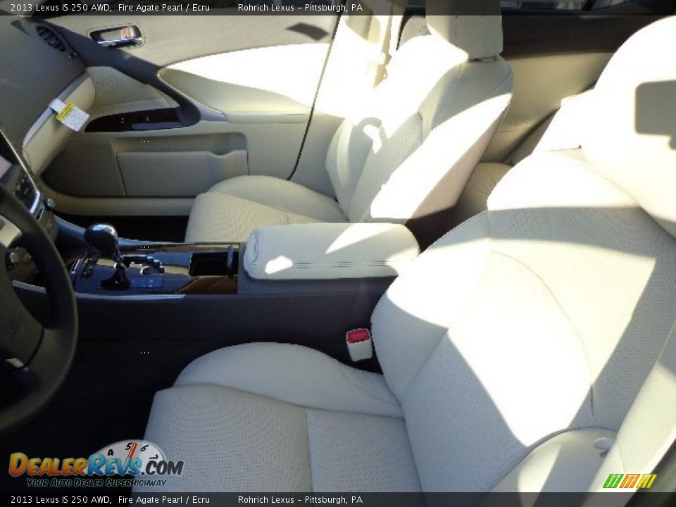 2013 Lexus IS 250 AWD Fire Agate Pearl / Ecru Photo #10