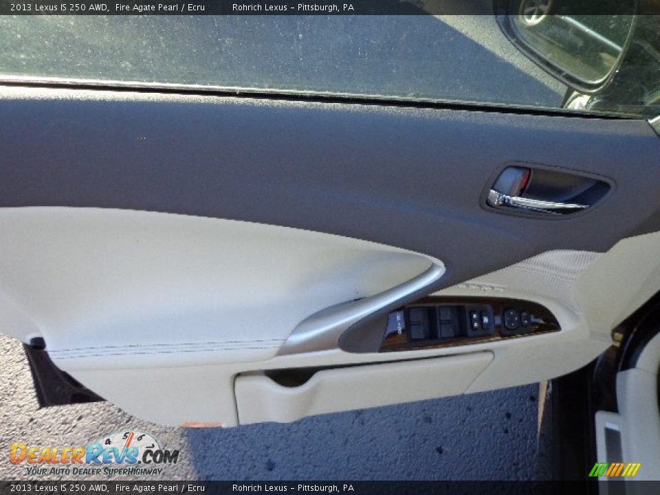 2013 Lexus IS 250 AWD Fire Agate Pearl / Ecru Photo #14