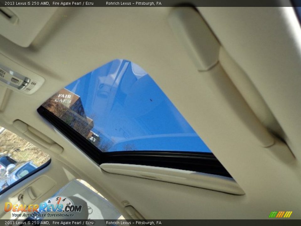 2013 Lexus IS 250 AWD Fire Agate Pearl / Ecru Photo #15