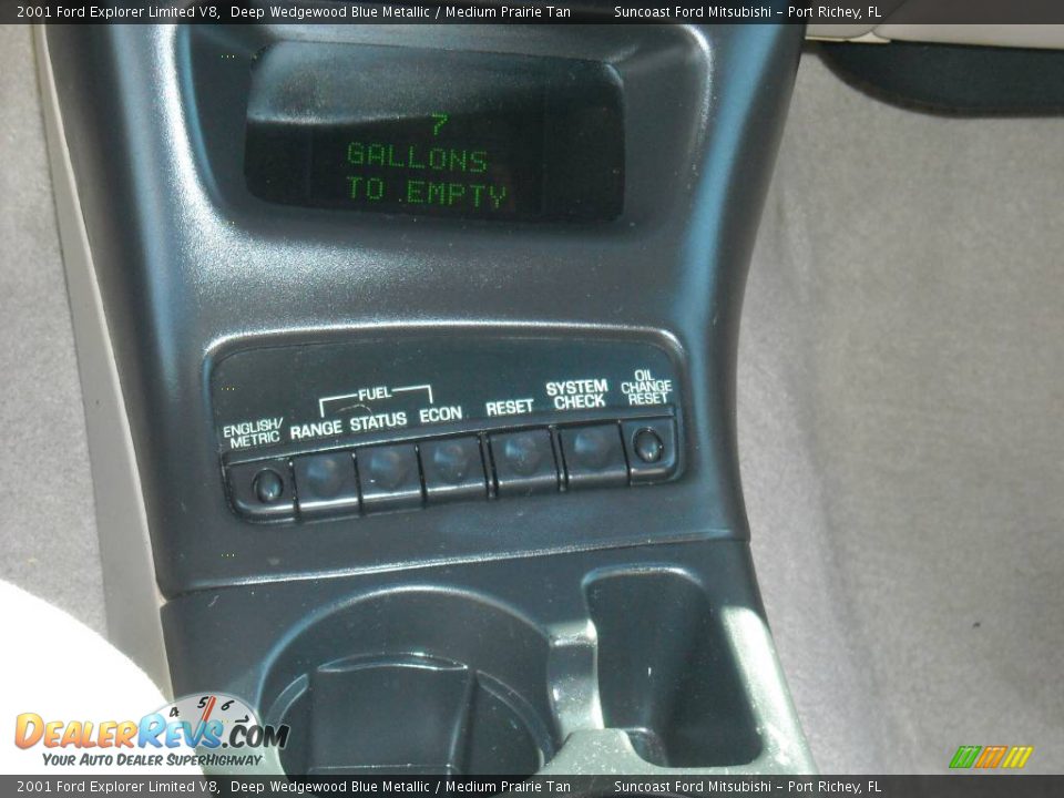 2001 Ford Explorer Limited V8 Deep Wedgewood Blue Metallic / Medium Prairie Tan Photo #27