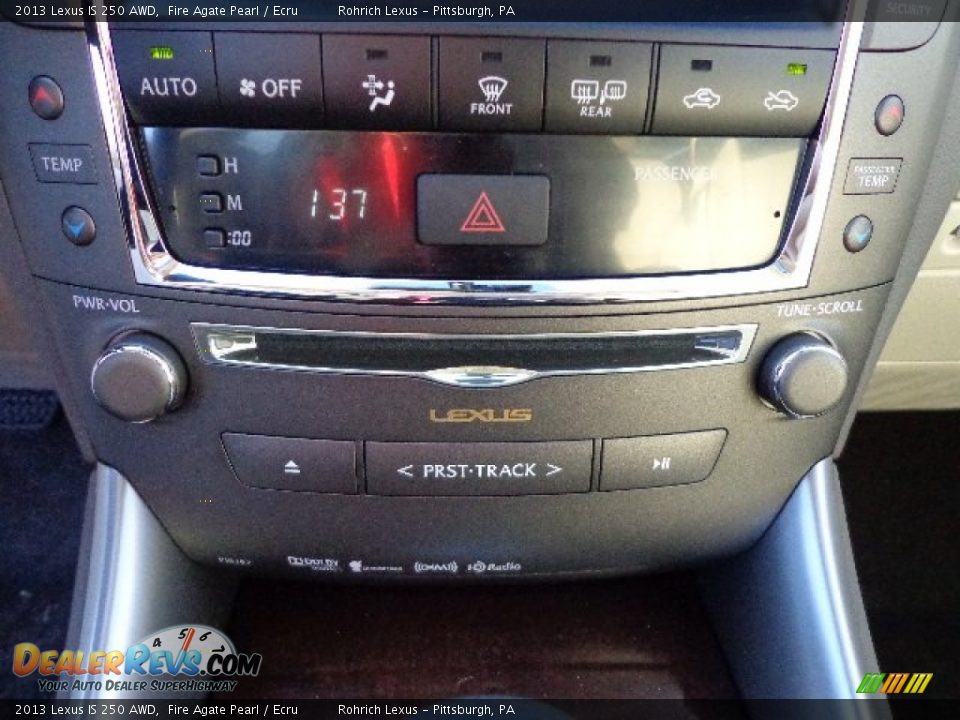 2013 Lexus IS 250 AWD Fire Agate Pearl / Ecru Photo #19