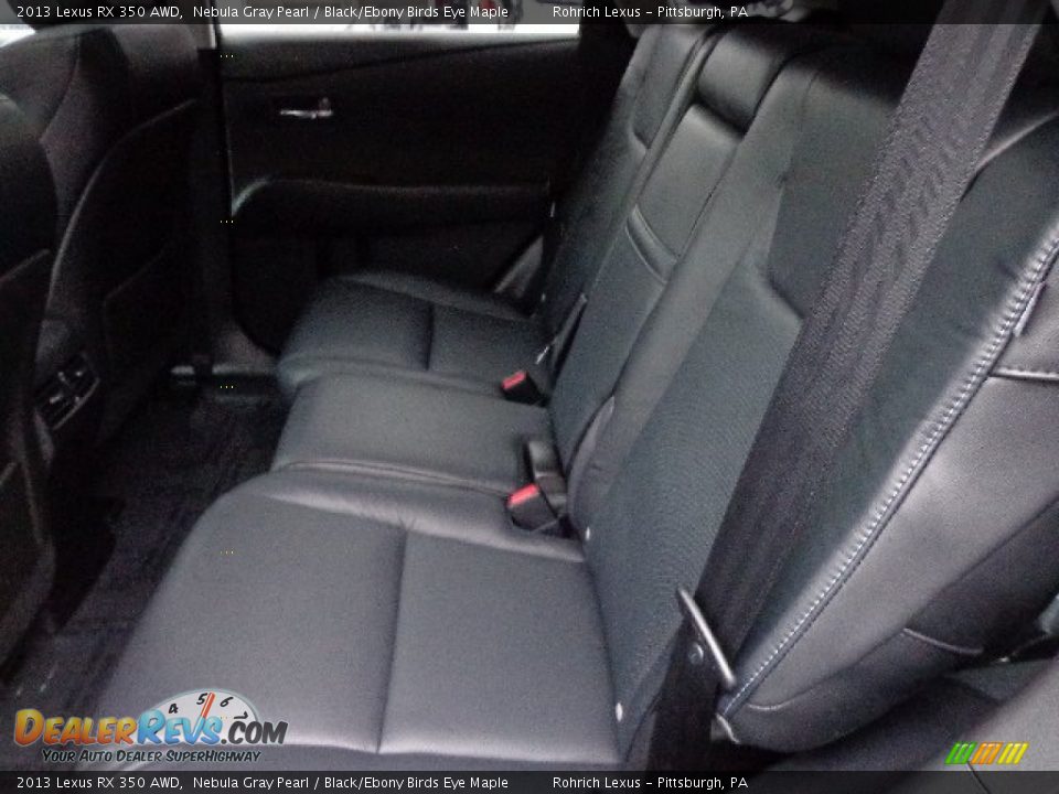 2013 Lexus RX 350 AWD Nebula Gray Pearl / Black/Ebony Birds Eye Maple Photo #11