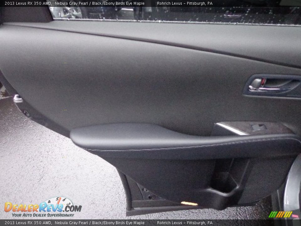 2013 Lexus RX 350 AWD Nebula Gray Pearl / Black/Ebony Birds Eye Maple Photo #13
