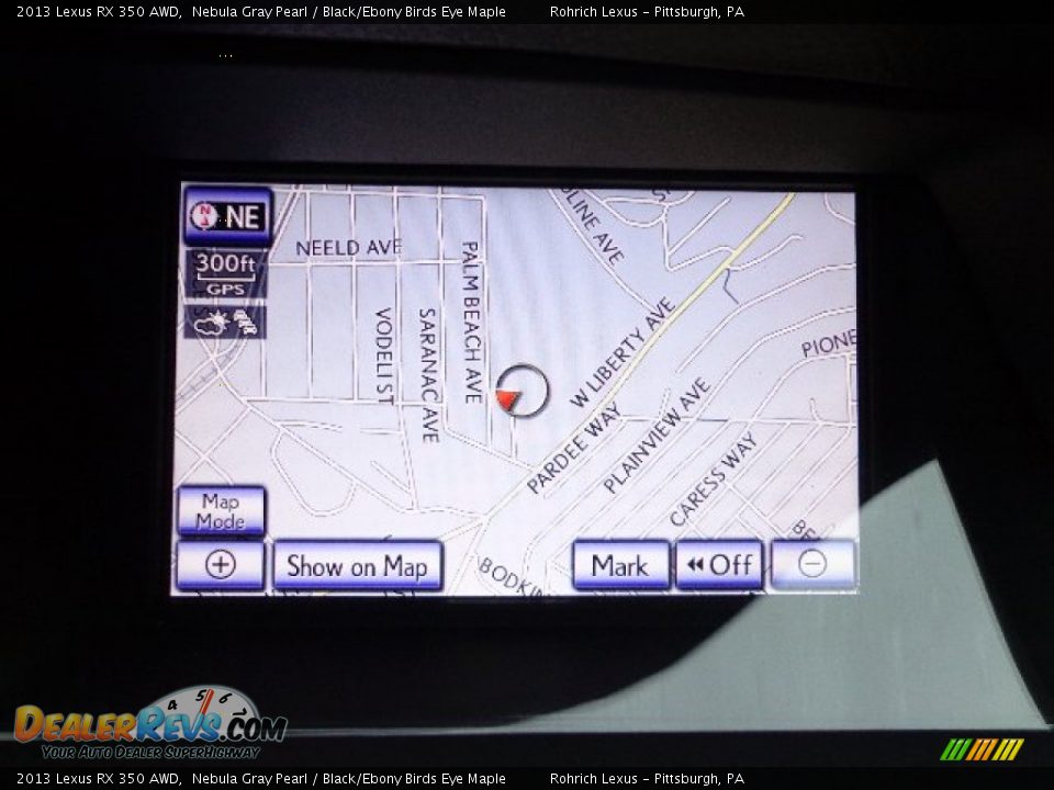 2013 Lexus RX 350 AWD Nebula Gray Pearl / Black/Ebony Birds Eye Maple Photo #16