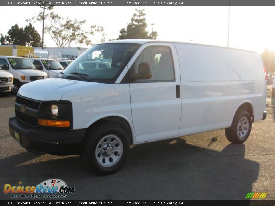 2010 Chevrolet Express 1500 Work Van Summit White / Neutral Photo #3