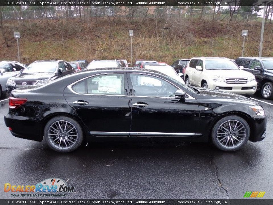 Obsidian Black 2013 Lexus LS 460 F Sport AWD Photo #5
