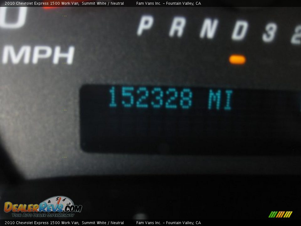 2010 Chevrolet Express 1500 Work Van Summit White / Neutral Photo #11